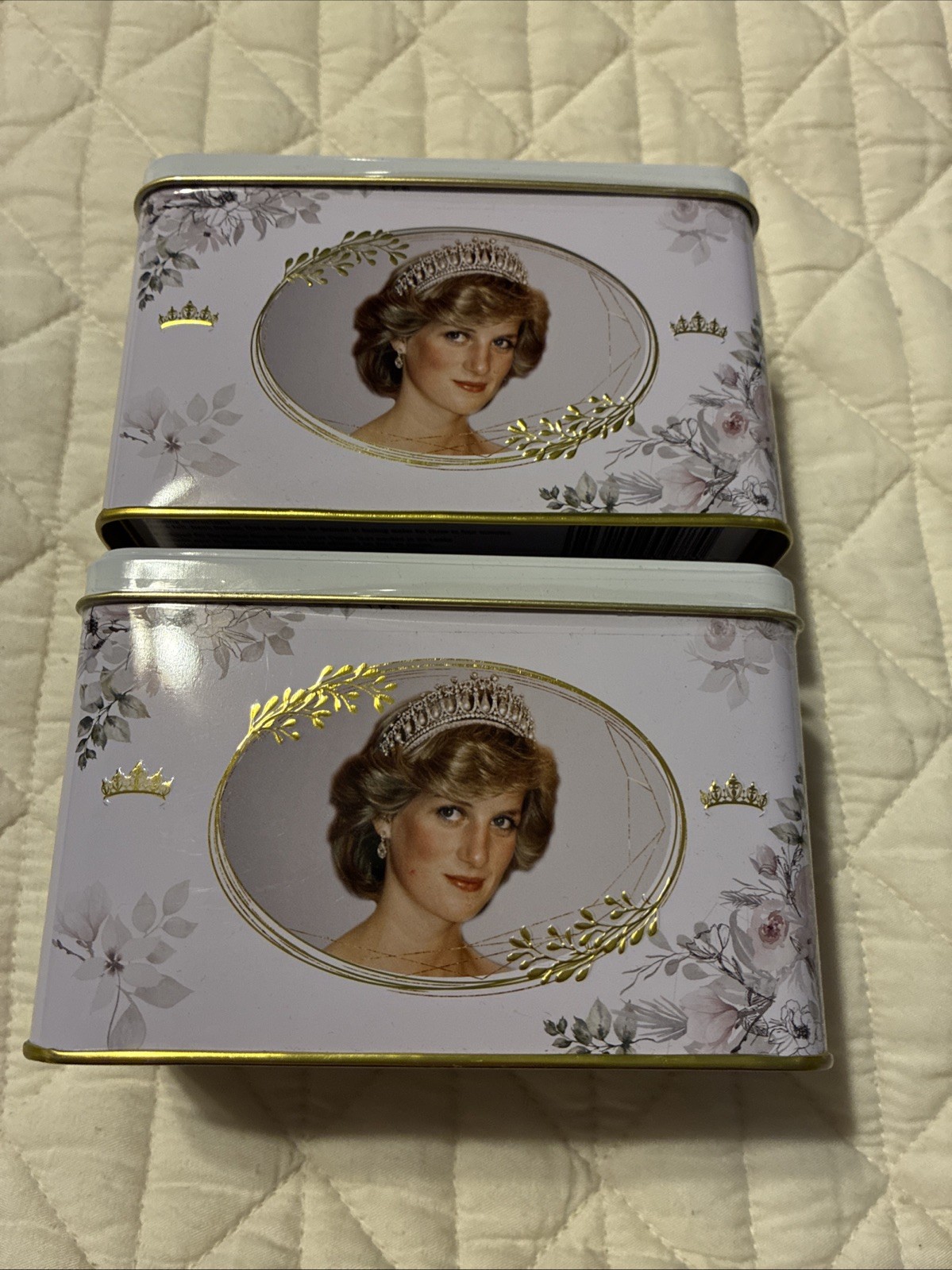 Princess Diana 2 Tins English Breakfast Tea – 40 bags in each – NEW