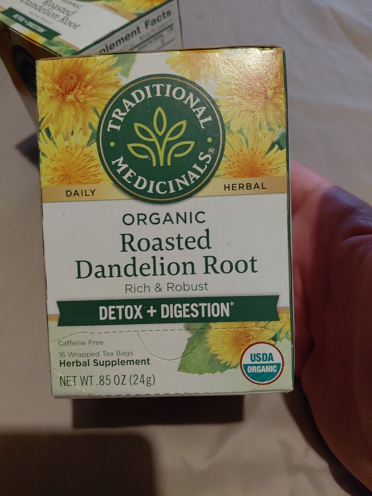 Traditional Medicinals, Tea Roasted Dandelion Root Organic, 32 Tea Bags