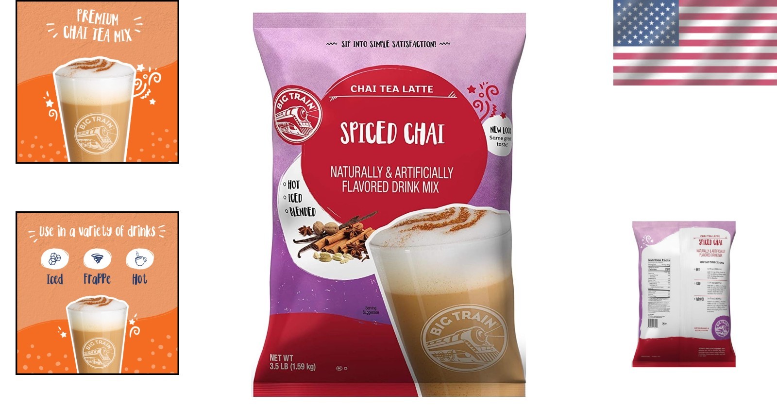 Authentic 56oz Spiced Chai Tea Mix – Quick Preparation for All Settings
