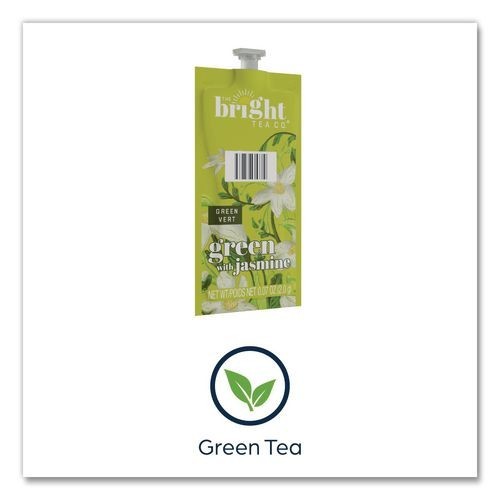 Flavia The Bright Tea Co. Green with Jasmine Tea Freshpack, 100/Carton