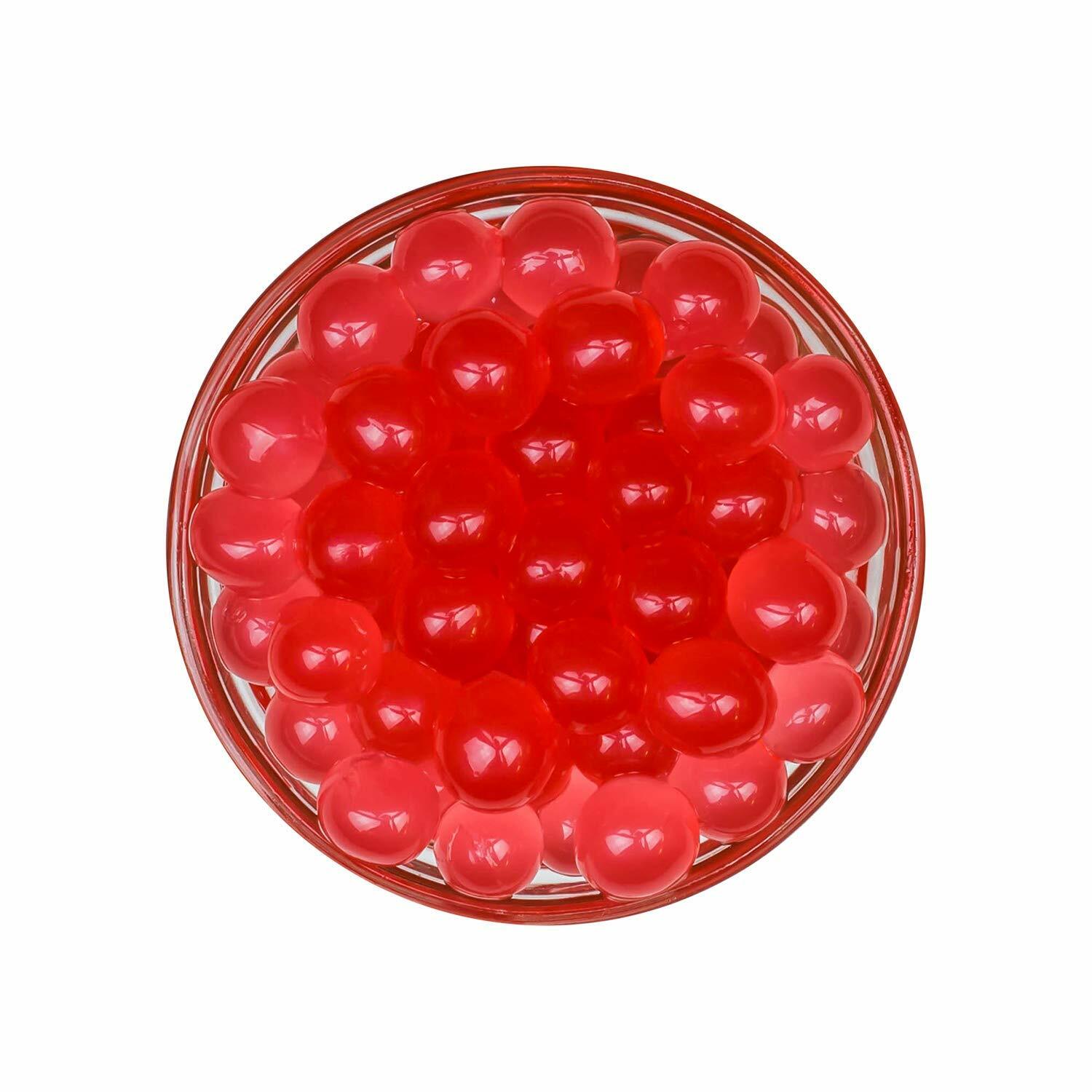 Tea Zone Strawberry Popping Pearls/Popping Boba(B2053, 7lbs) for Boba Tea