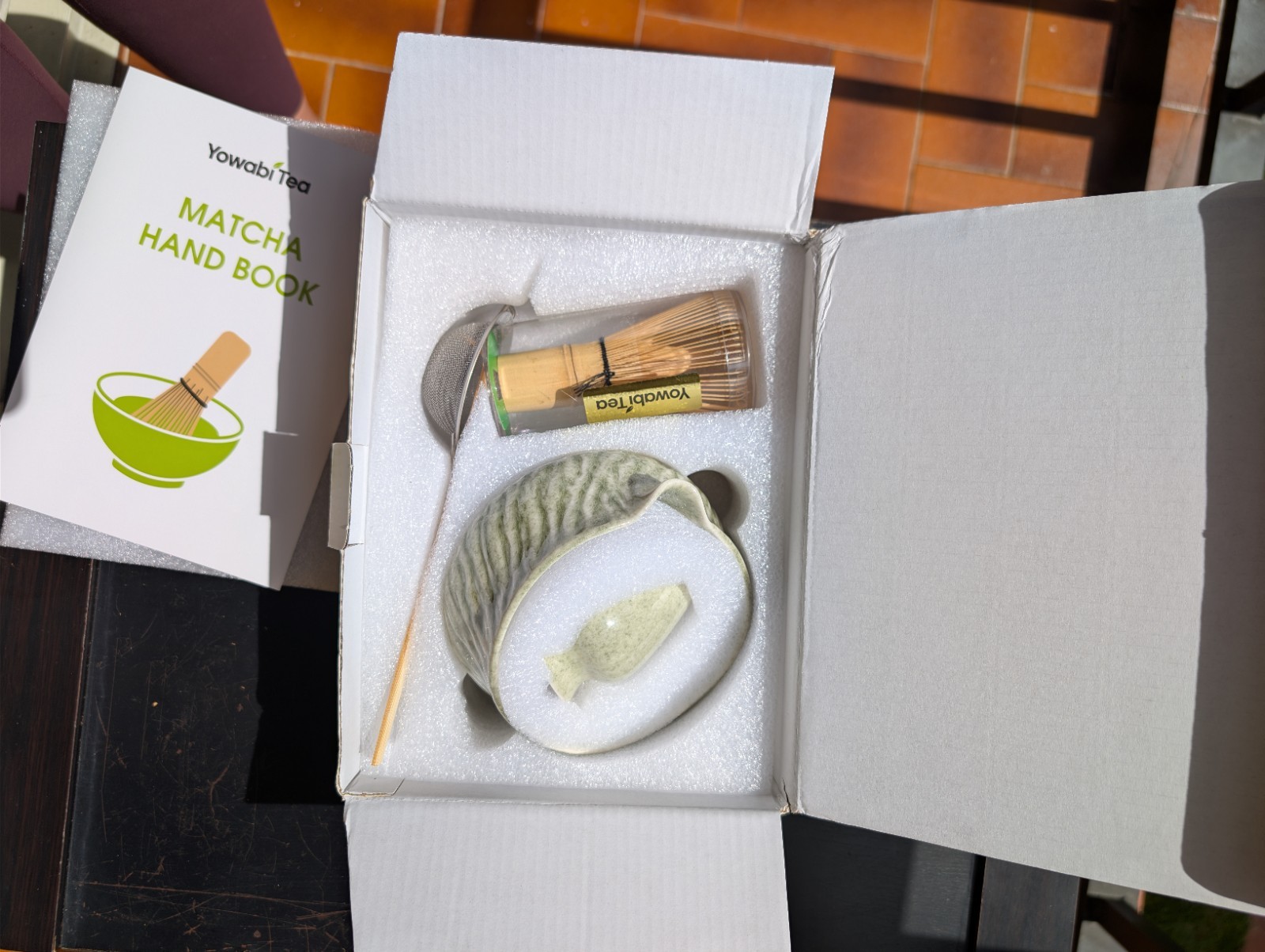 Yowabi Tea Matcha Whisk Set Bundle w/ 2 Mushroom Matcha Powders NEW Open Box