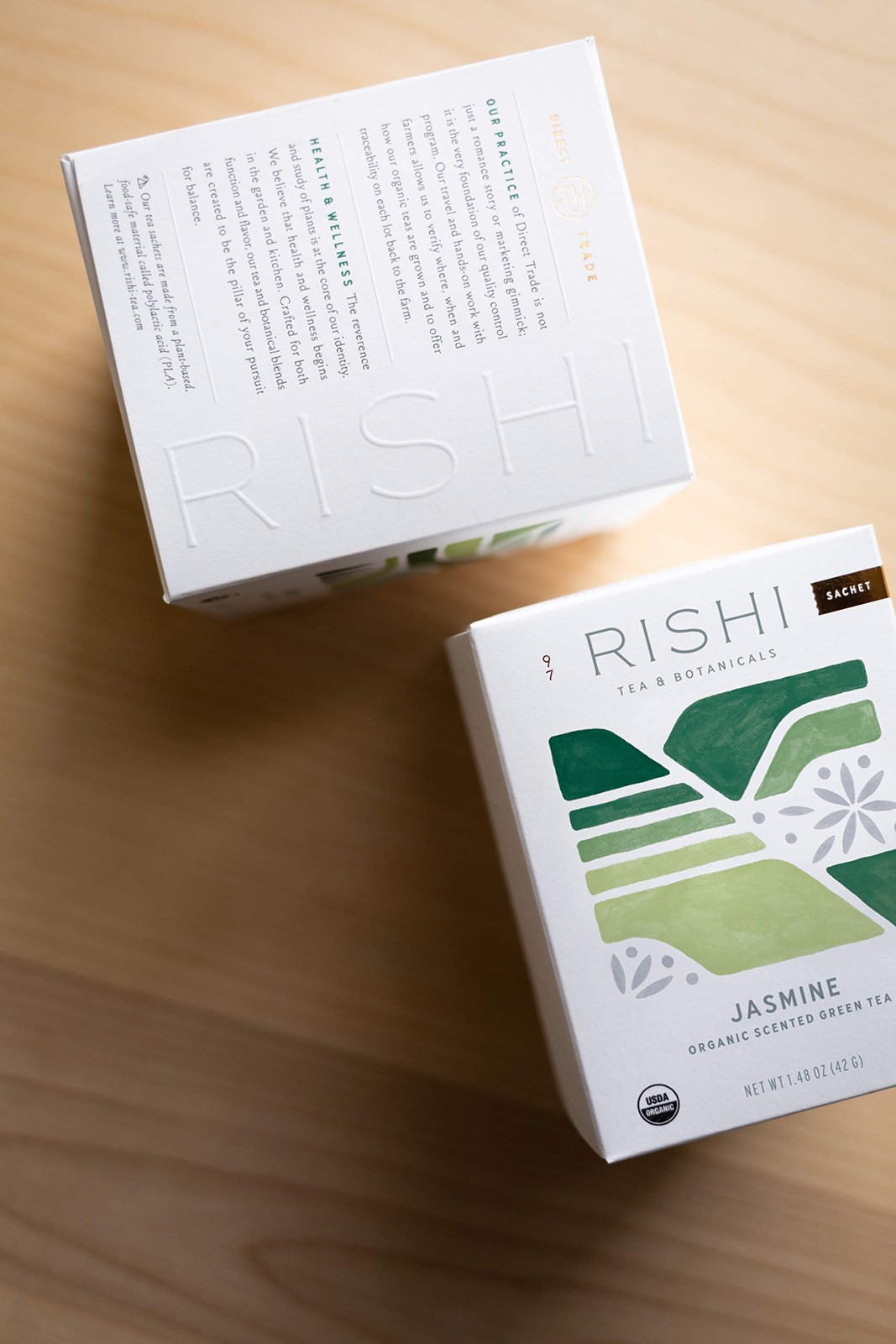 Jasmine Green Tea, Organic Herbal Tea Bags, 2Pack Contains Caffeine, USDA Ce…
