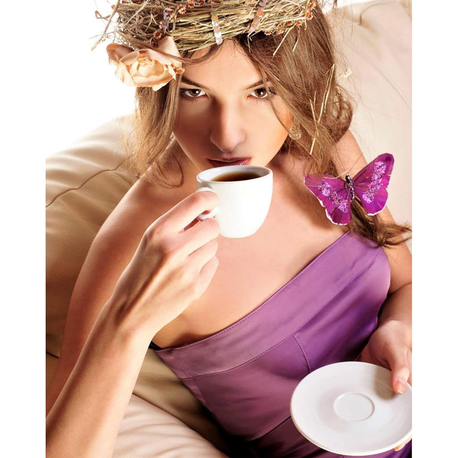 Variety Pack of Coffee, Tea, Hot Chocolate and Cappuccino, Sampler of Single Ser