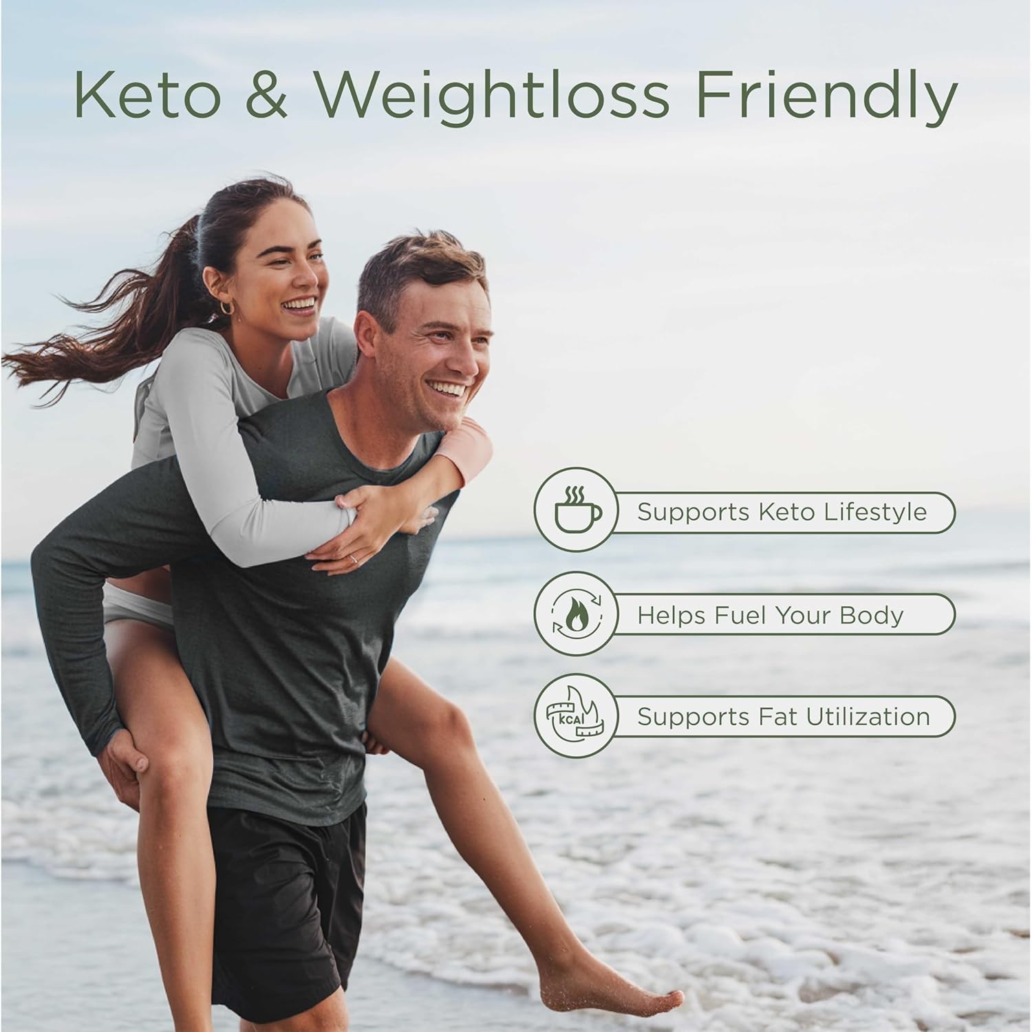 Keppi Keto MCT Oil – Flavorless C8 and 32 Fl Oz (Pack of 1), & C10