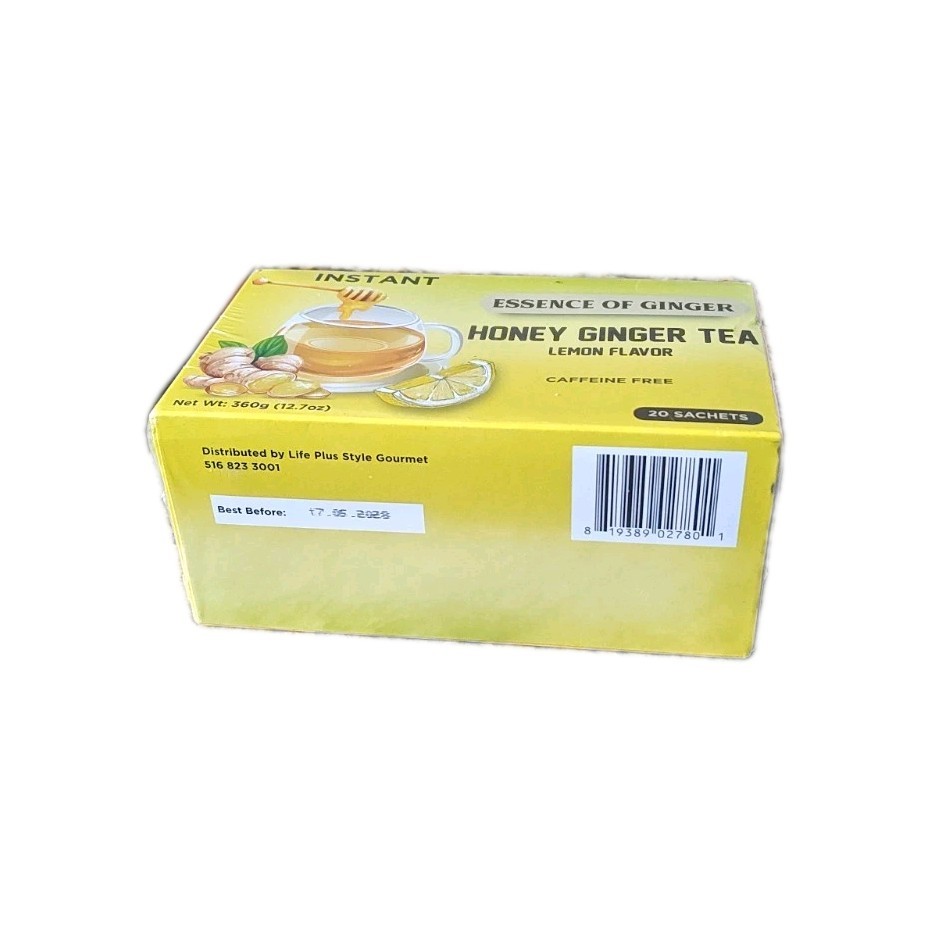 Natural Honey Lemon Ginger Herbal Tea 20 Sachet Packets