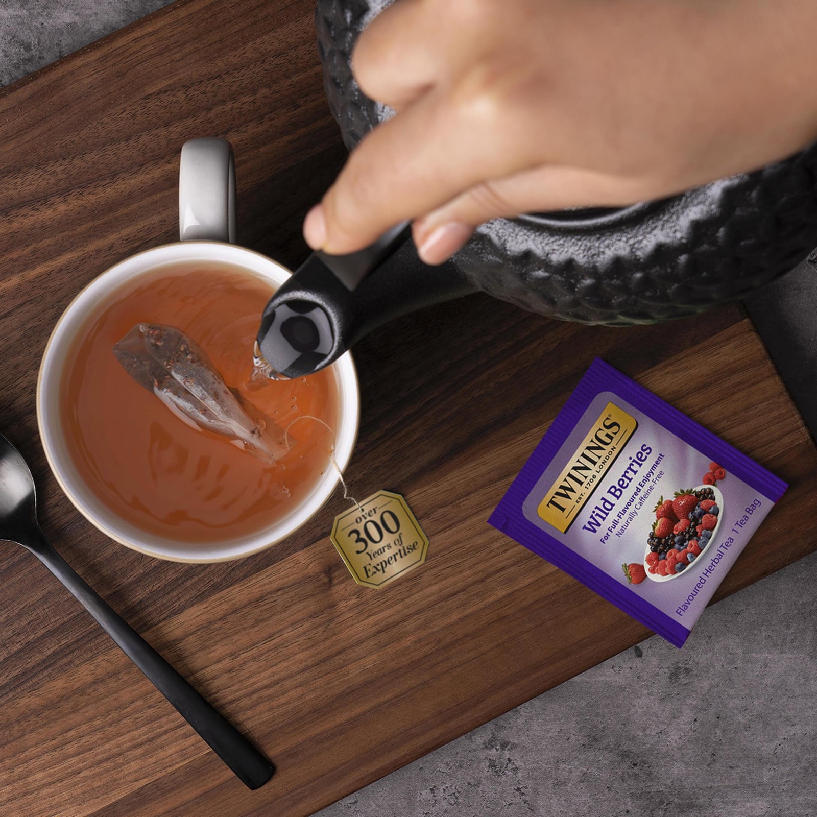 Twinings Wild Berries Tea – Naturally Caffeine-Free 20 Count (Pack of 2)