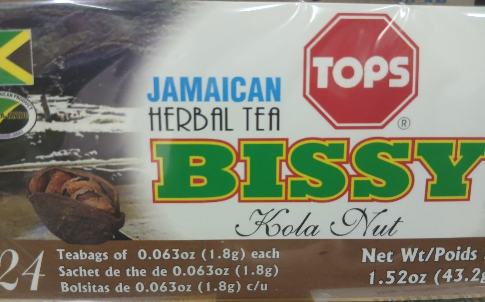 Jamaica Herbal Tea Cerasee and Bissy 1.52 oz(2pk) (All import fees paid by us )