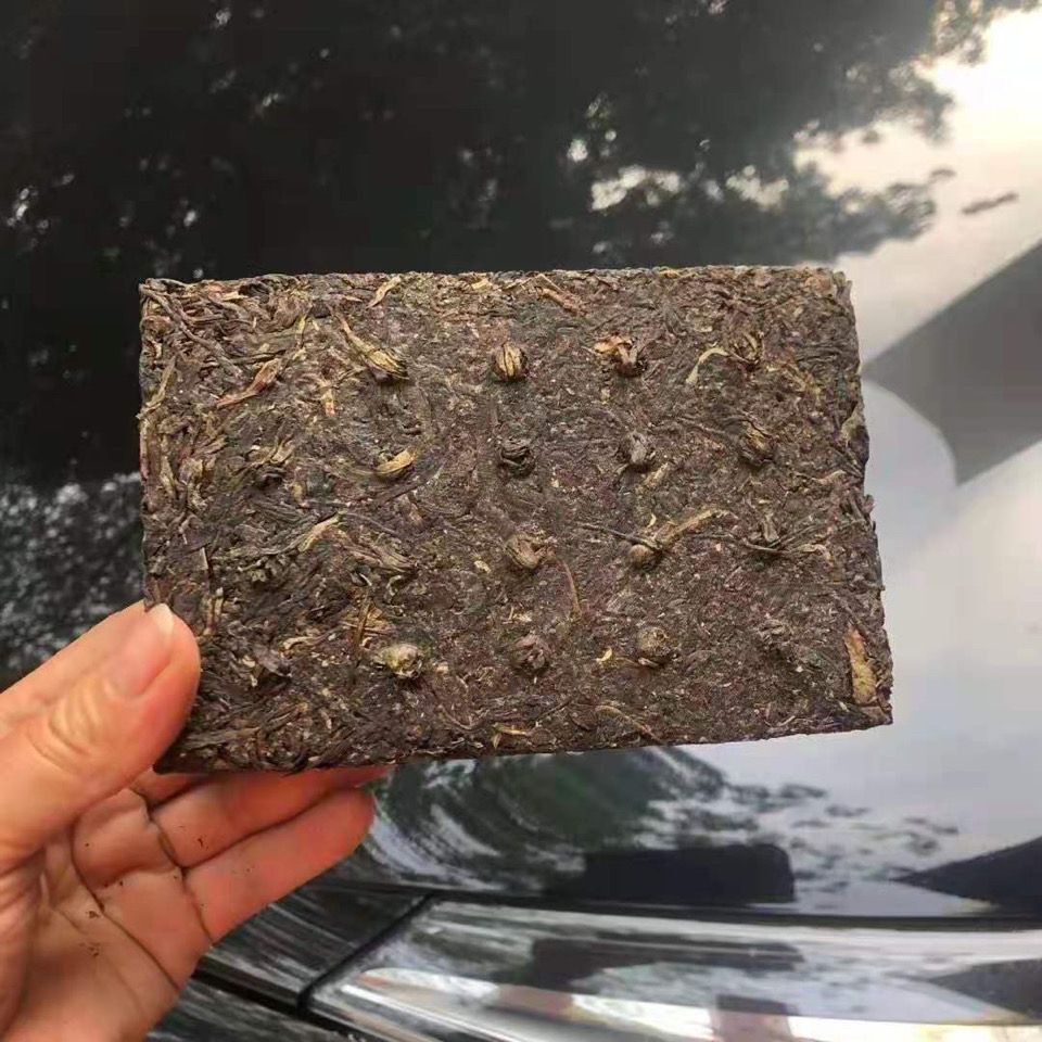 2003 Yunnan Pu’er Tea Banzhang Organic Puer Raw Tea Brick Old Pu-erh Tea 500g
