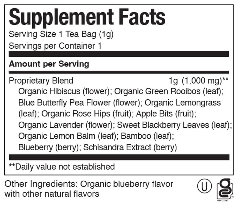 The Republic of Tea – Beautifying Botanicals® Daily Beauty Blueberry Lavender He