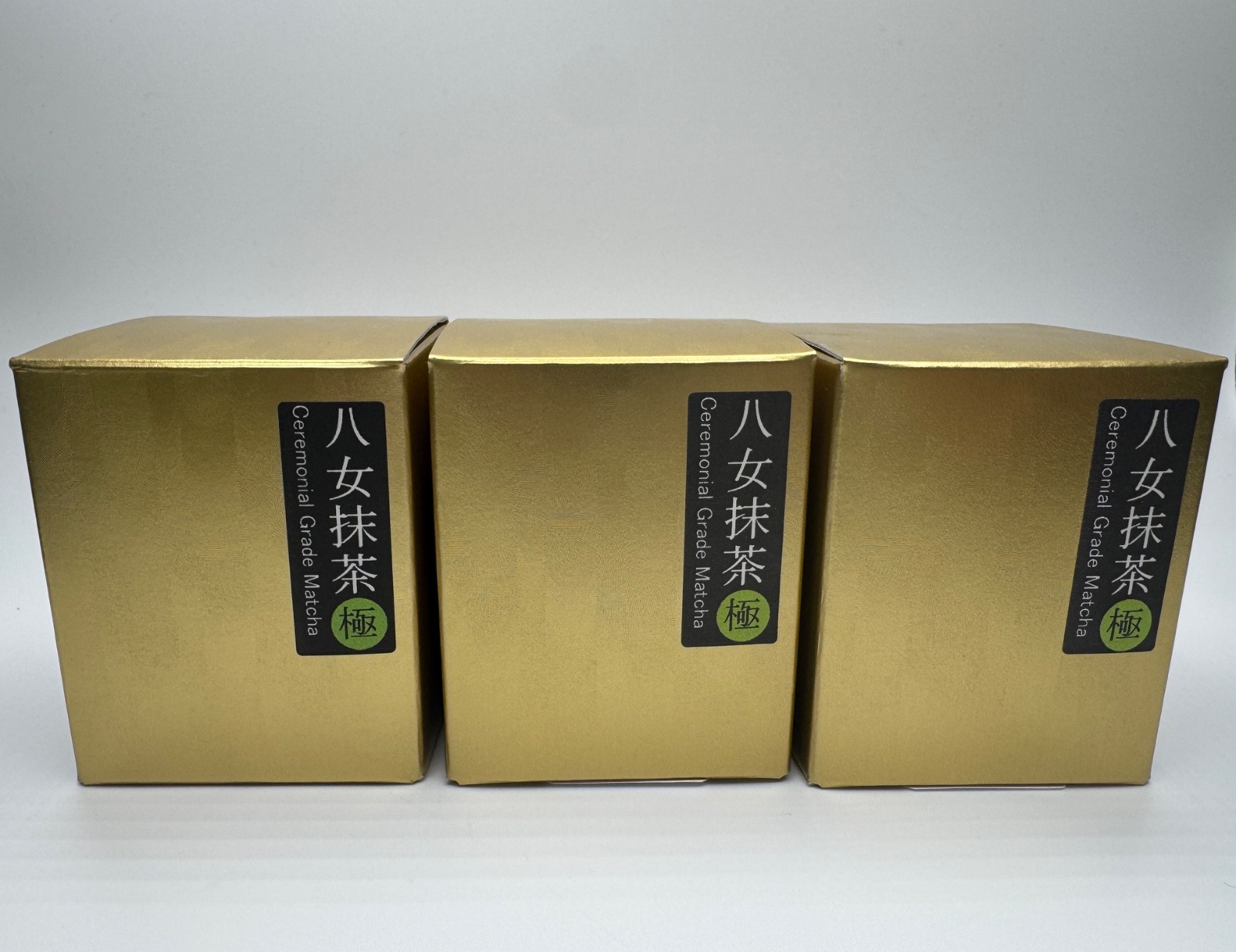 Yame Matcha Ceremonial Grade 30g Gold Tin Fukuoka Japan 100% Pure Green Tea Gift