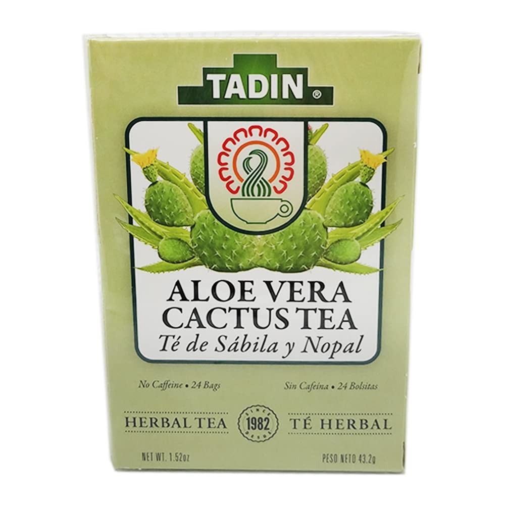 Refreshing Aloe Vera with Cactus Herbal Tea – 24 Count Bags for Wellness