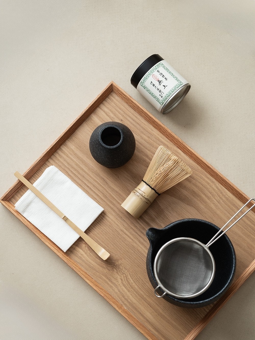 6Pcs Matcha Whisk Set for Tea Lovers – Ceramic Matcha Tea Set with Bamboo Whisk