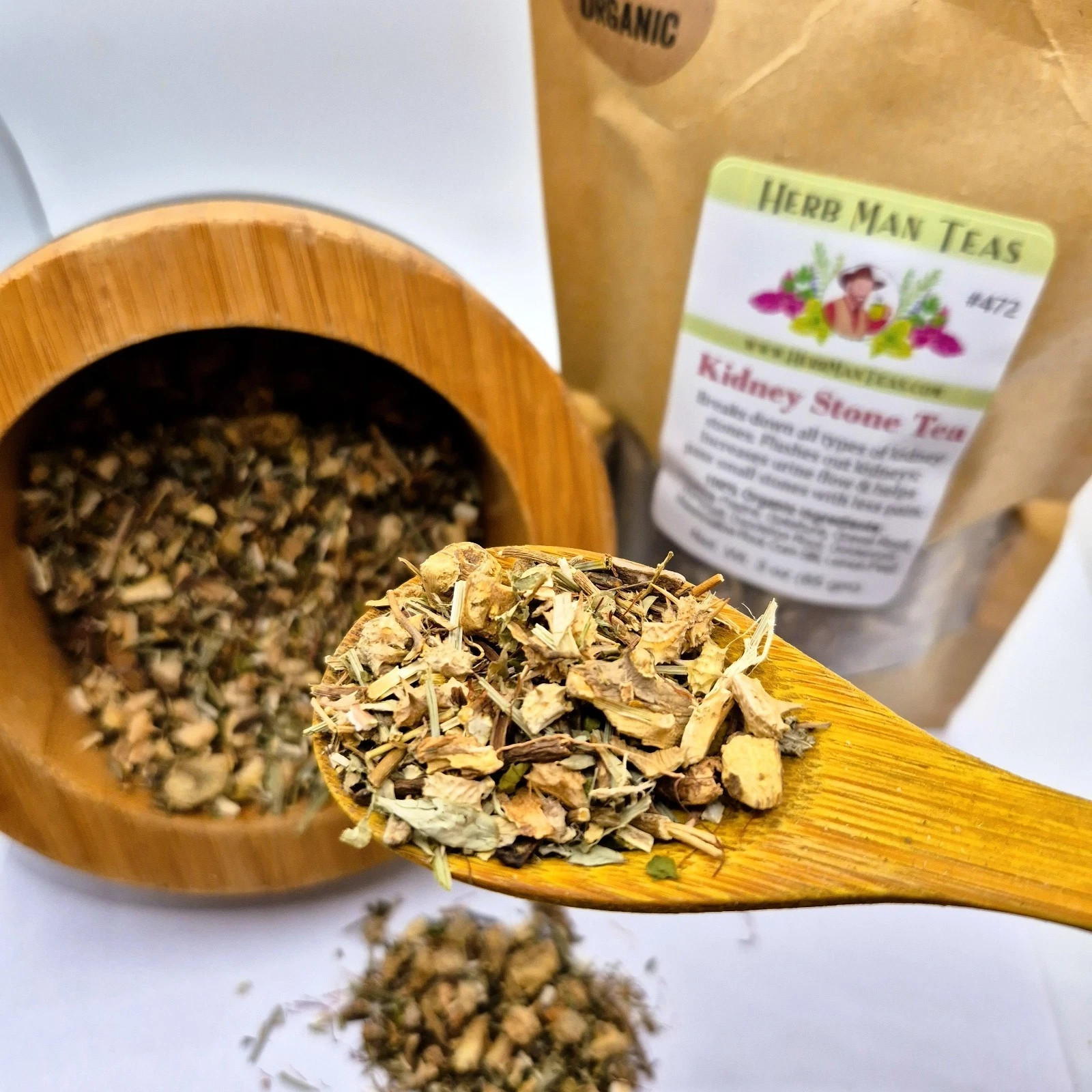 KIDNEY STONE TEA – designed to slowly dissolve kidney stones& improve urine flow