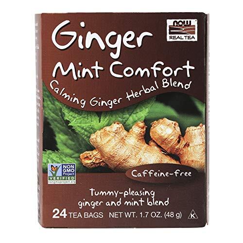 NOW FOODS Ginger Mint Comfort Tea 24 Tea Bags