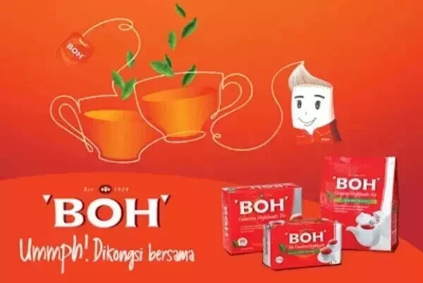 BOH Plantation Cameronian Gold Blend Tea Foil Sealed Malaysia Cameron 60 teabag