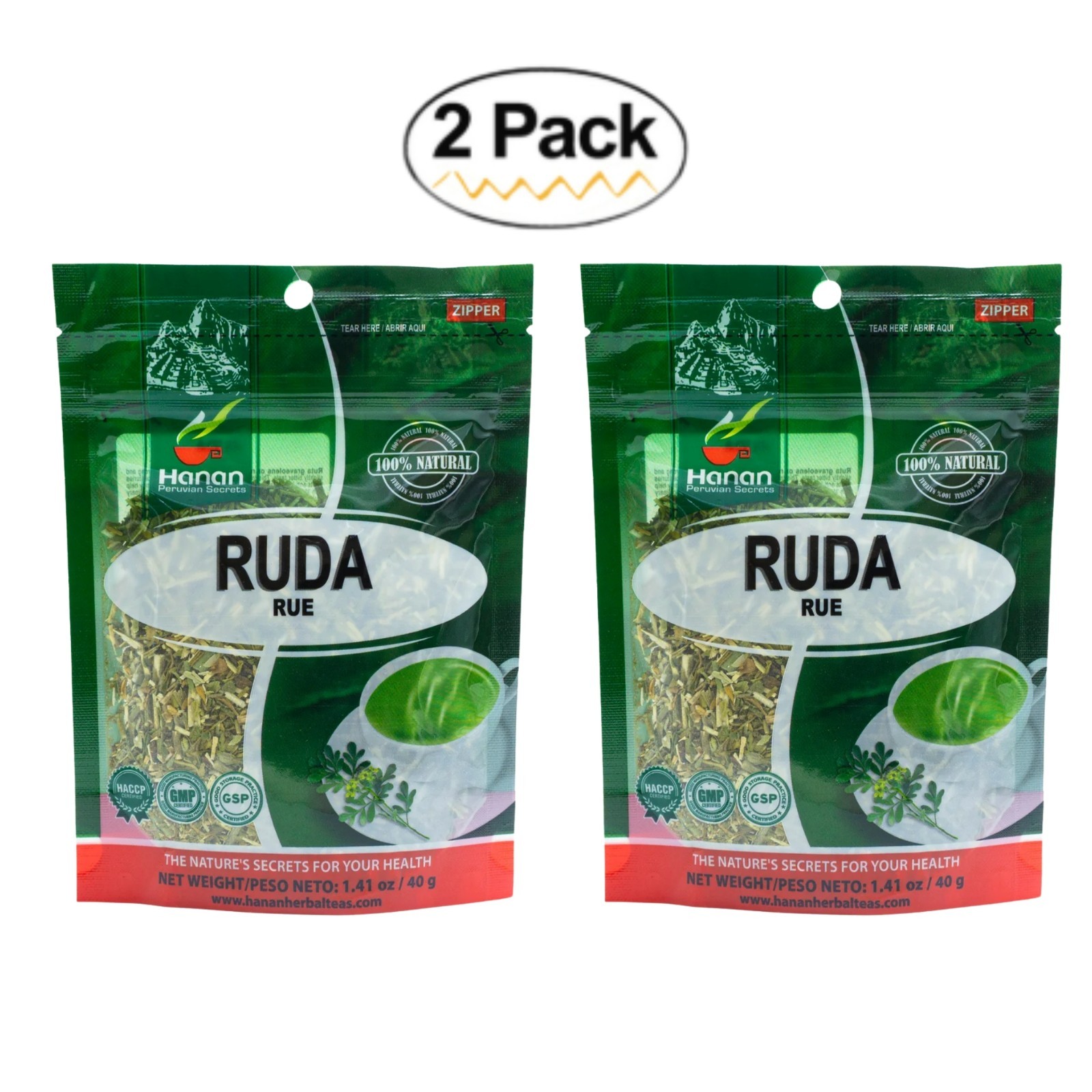 Te de Ruda 40g – Rue Loose Leaf Tea for Relaxation & Well-Being