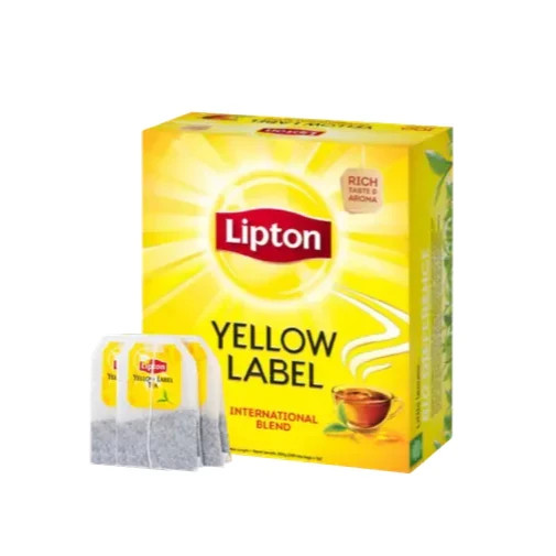 LIPTON YELLOW LABEL BLACK TEA 2 X 100S (2G) – FREE SHIPPING
