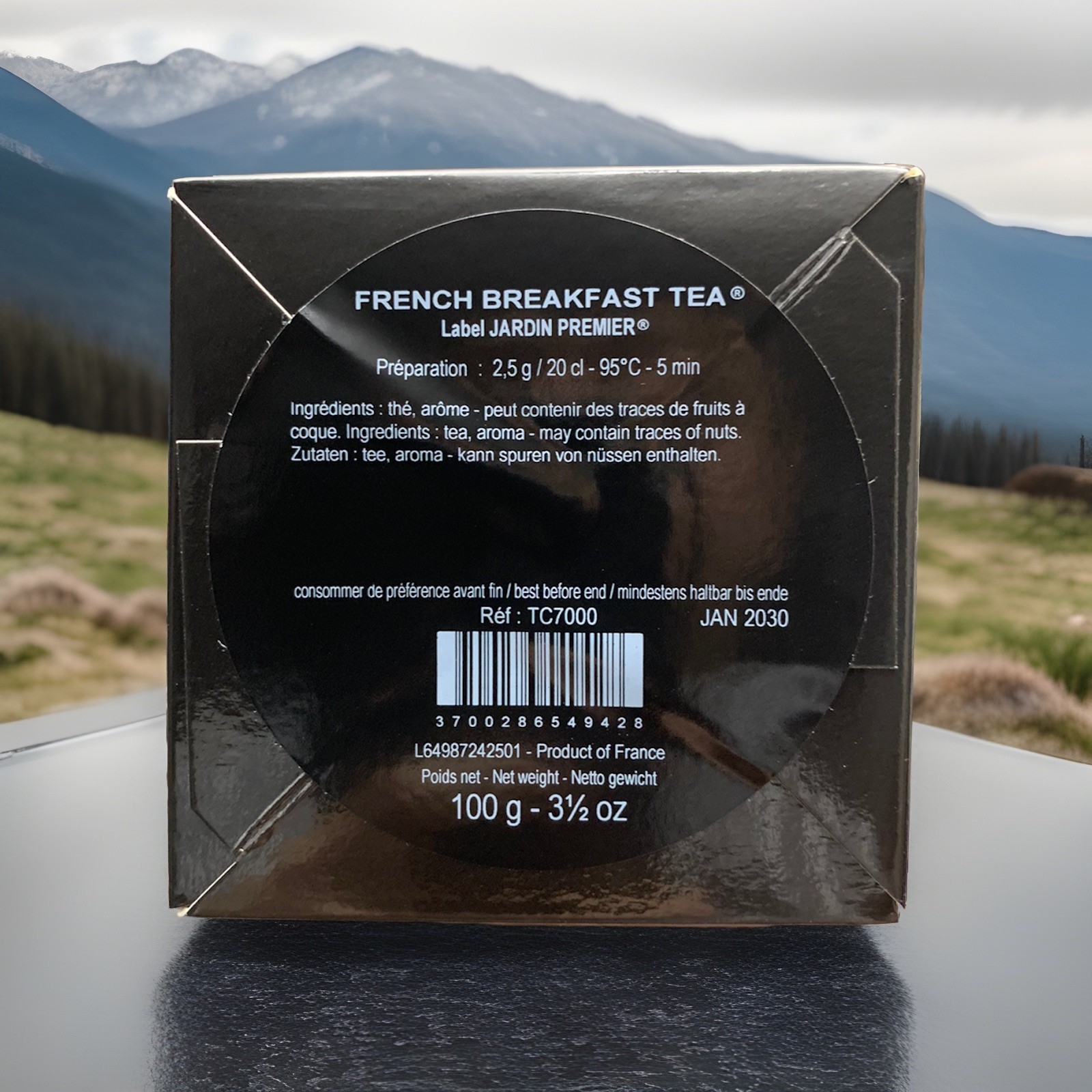 MARIAGE FRERES FRENCH BREAKFAST 100G 3.5oz Loose Tea in a Tin – EXP 01/30 a232