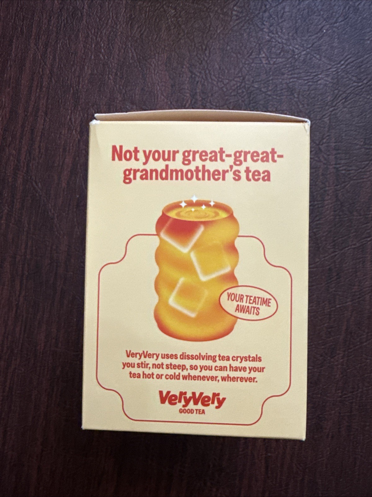 VeryVery Good Tea Crystals Sweet Peach Energy 10 Pack NEW
