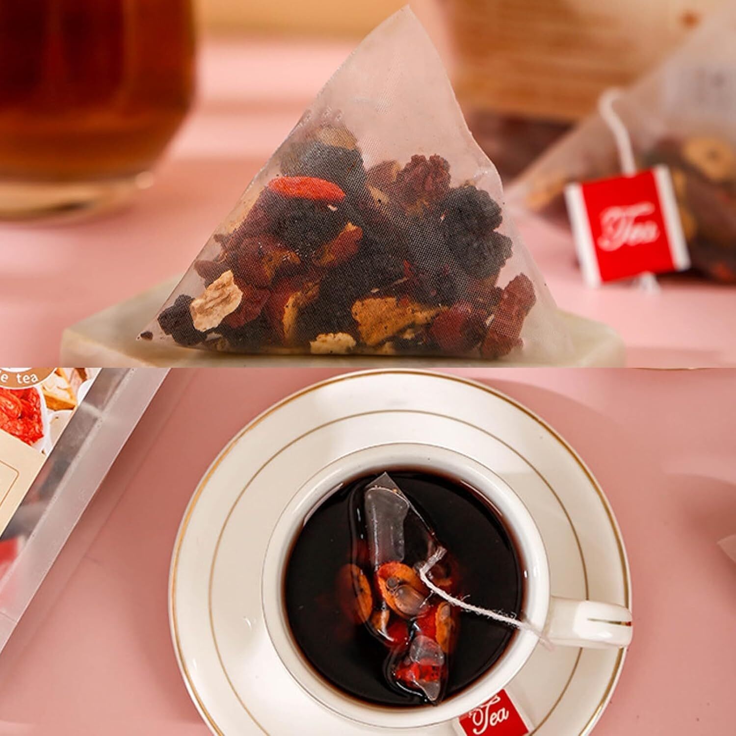 Ginseng Five Treasure Tea Kidney Support Red Date Herbal Blend
