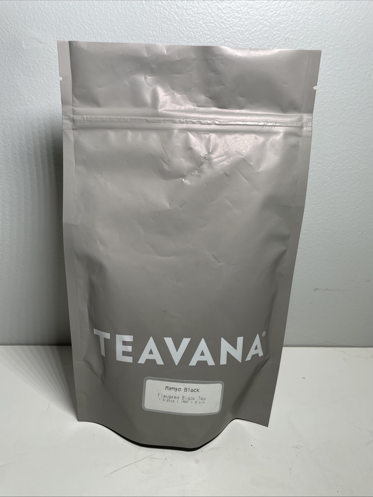 NEW 2 OZ Teavana Mango Black Sealed Loose Leaf Gray Bag