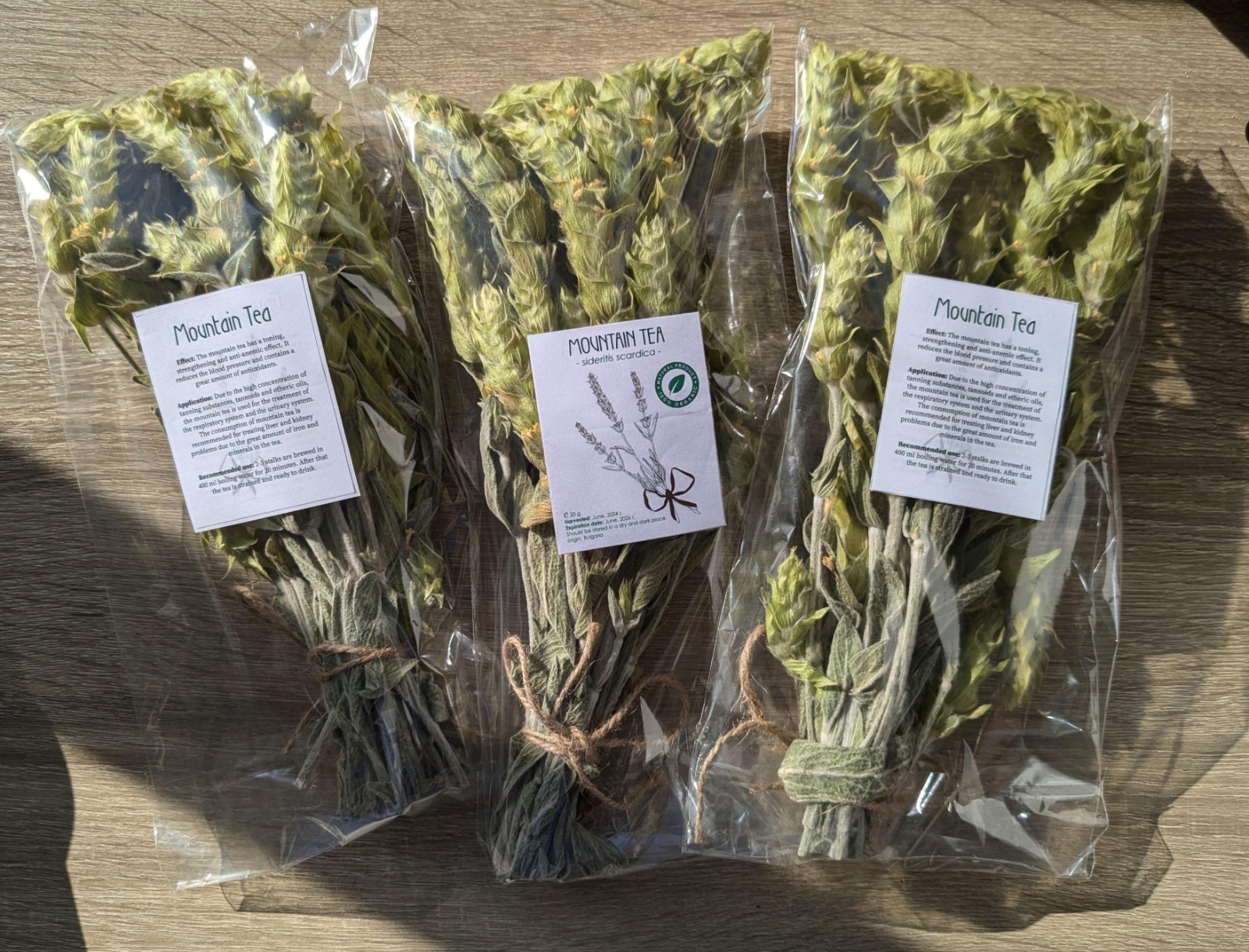 Mountain Tea |Bulgarian Mountain Tea | Herbs | Ironwort Tea | Sideritis scardica