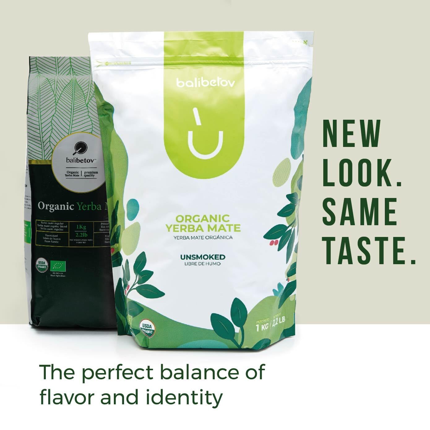 Organic Yerba Mate Tea – Unsmoked Yerba Mate Pure Loose Leaf Tea (2.2
