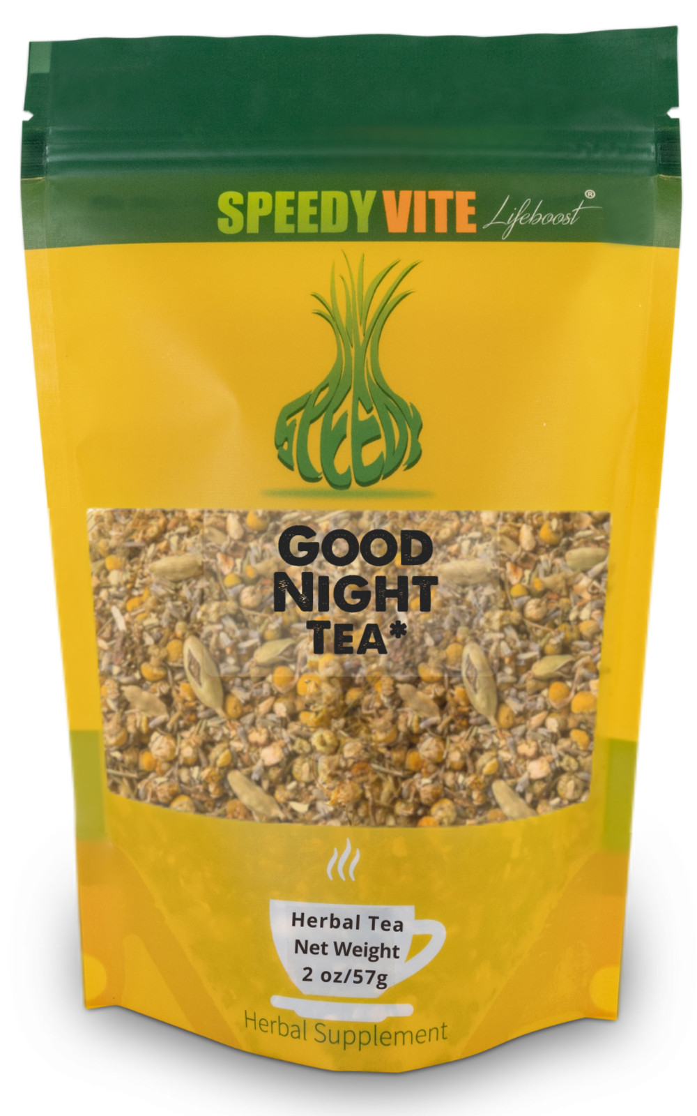 SpeedyVite® Good Night Tea Organic Ingredients (2oz) Made in USA FREE SHIPPING