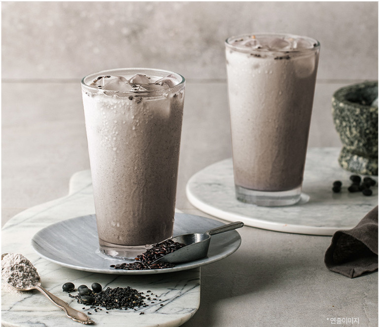 Damtuh black bean black sesame black rice misugaru korean grain latte K-food