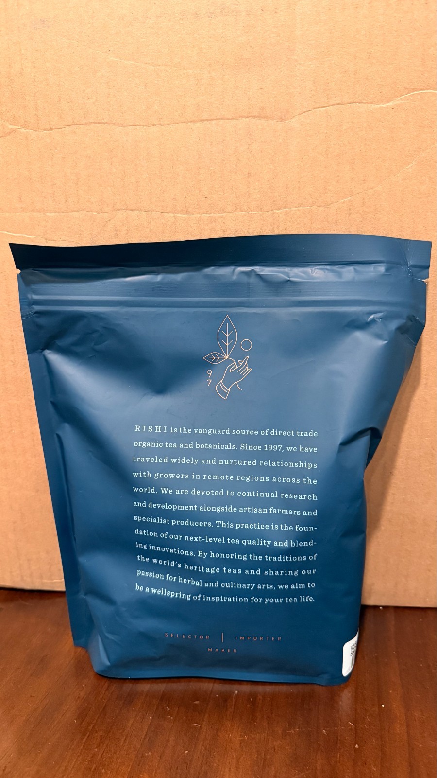 Brand New Rishi Tea Organic Earl Grey 16oz