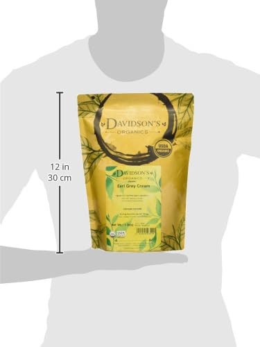 Davidson’s Organics, Earl Grey Cream, Loose Leaf Tea, 1 Pound (Pack of 1)