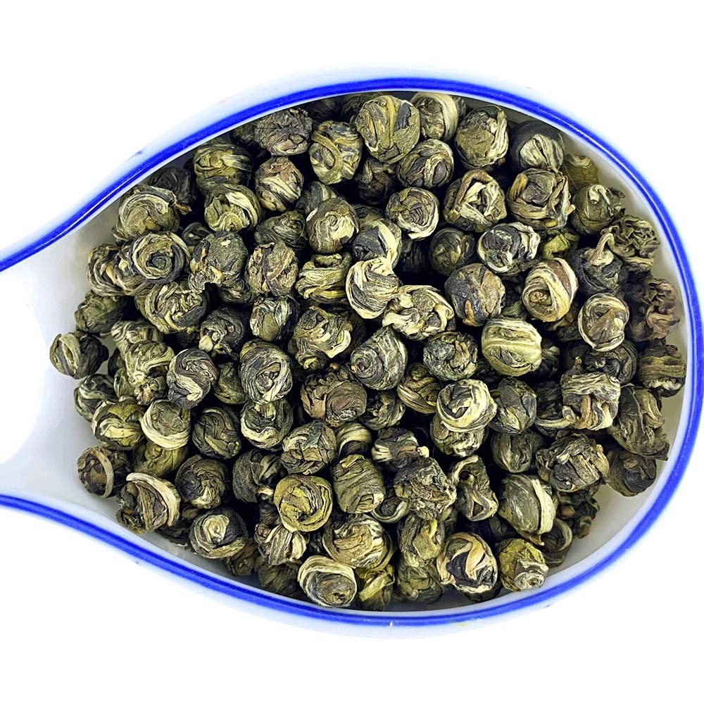 Jasmine Tea Jasmine Dragon Pearls Green Tea Loose Leaf 4oz 114g Tin