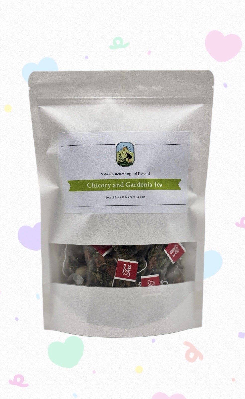 Winter SALE Chicory And Gardenia Tea Relax Tea Herbal Tea Body Support