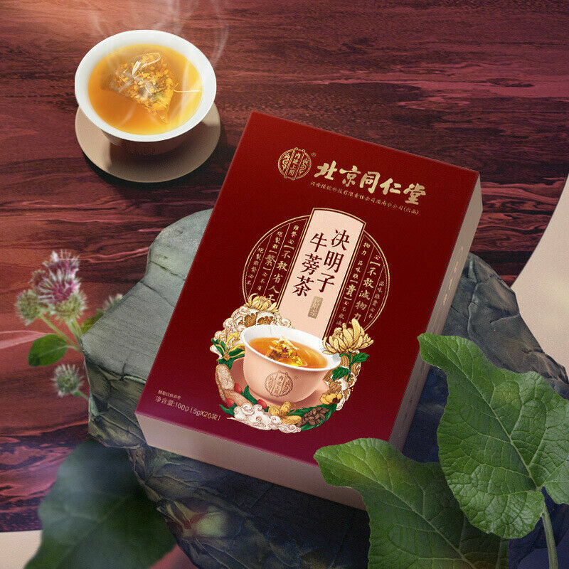 5g*20 Bags Juemingzi Niubang Herbal Tea Tongrentang Cassia Burdock Herbs Tea Bag