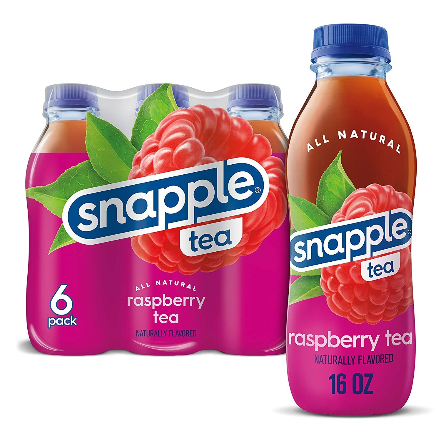 Snapple Raspberry Tea 16 oz Bottles (Pack Of 6)