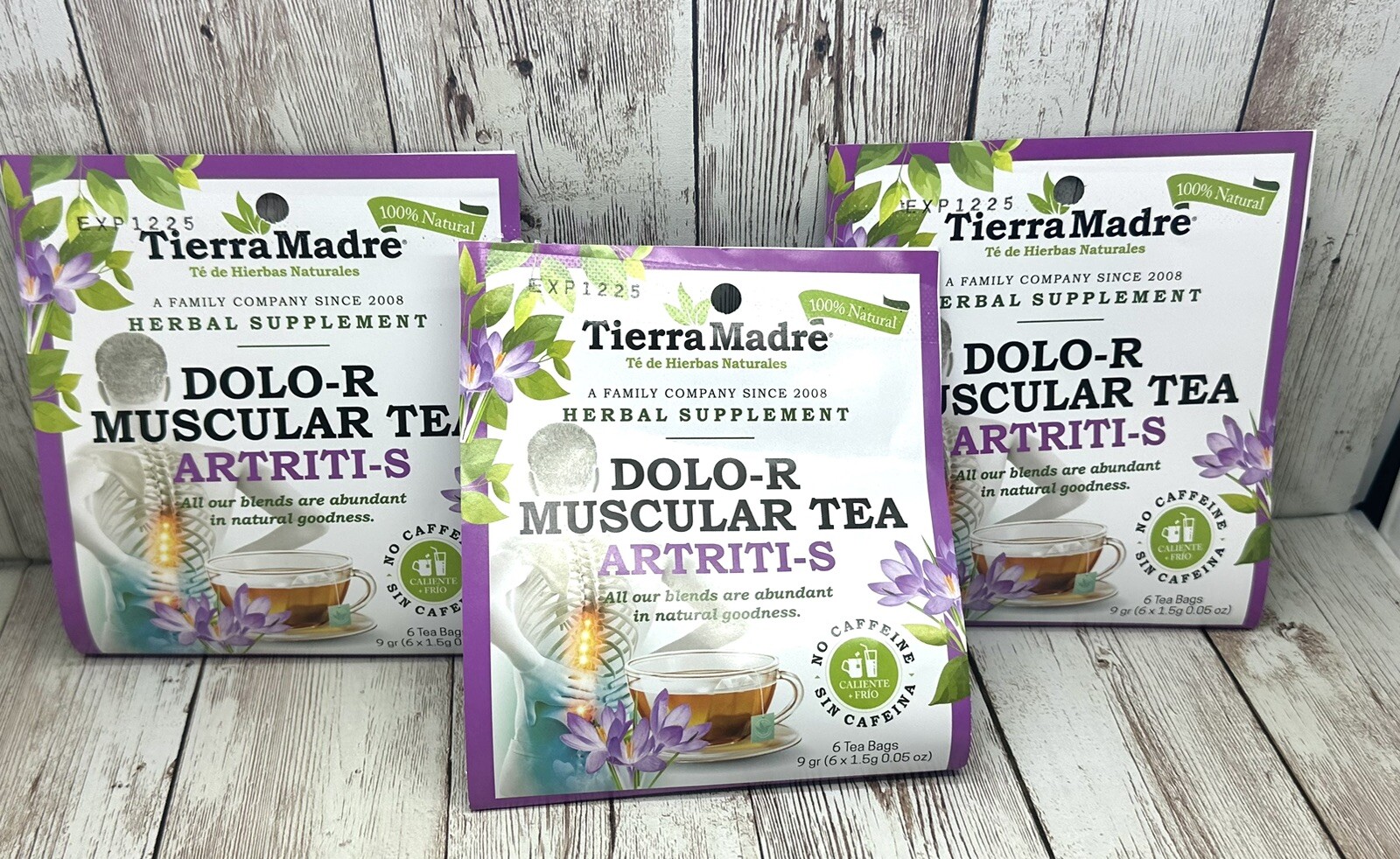 Tierra Madre,Dolor Tea,Muscular Artriti-s,Herbal Supplement (18 tea bags)