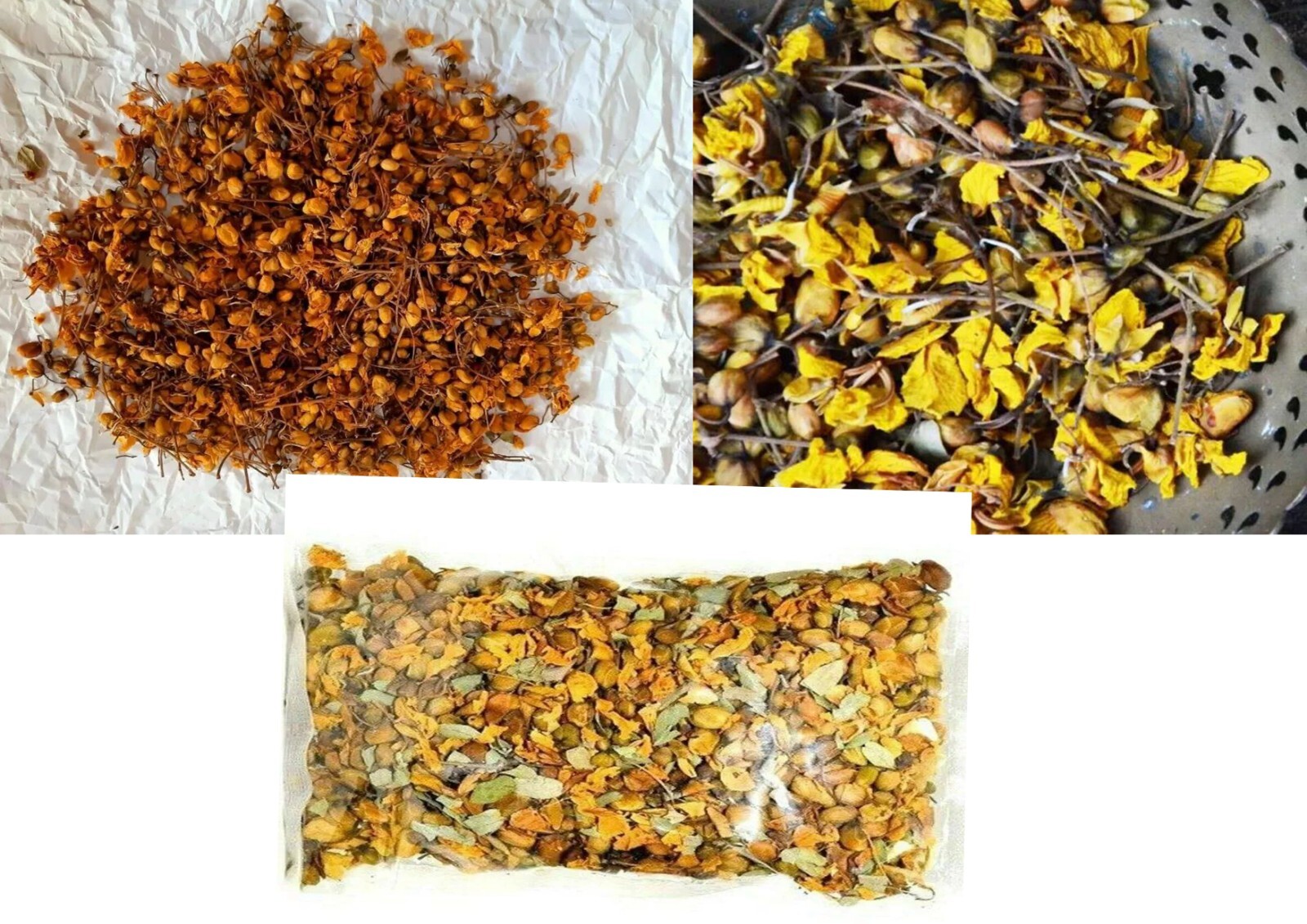 Ceylon Natural Dried Ranawara Flower Ayurvedic Tea 100% Herbal Drink Avarampoo