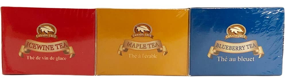Canada True Ceylon Tea 3-Flavor Bundle 30 Bags 60g – FREE SHIPPING