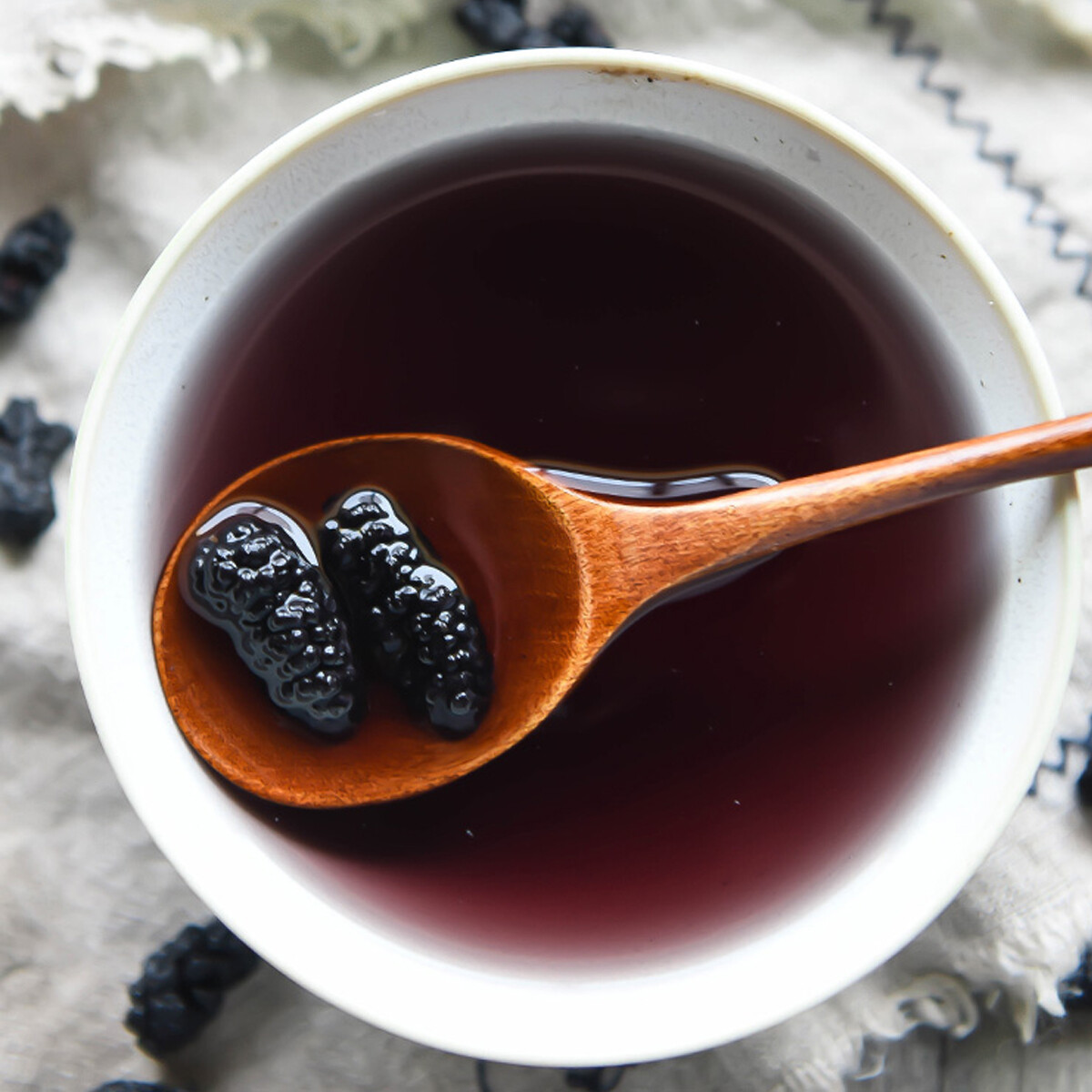 Black Mulberry Fruit Tea Dried Mulberry Herbal Tea Natural Loose Leaf Tea 100g