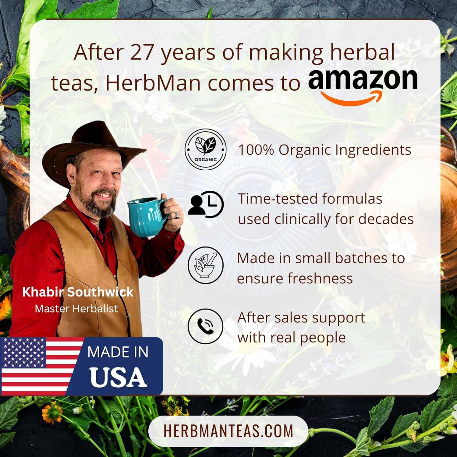 NERVE REPAIR TEA with Lions Mane Mushrooms for Tremors & Nerve Damage Formulated