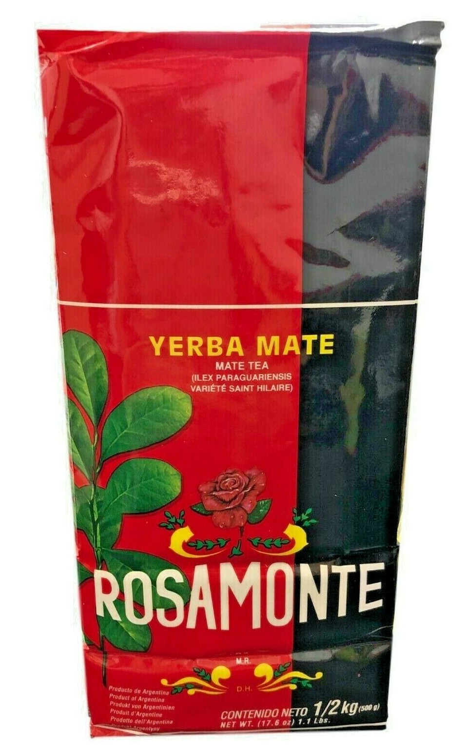 (10 PACK) Yerba Mate Rosamonte 1.1 Lbs.(500 g.) each .