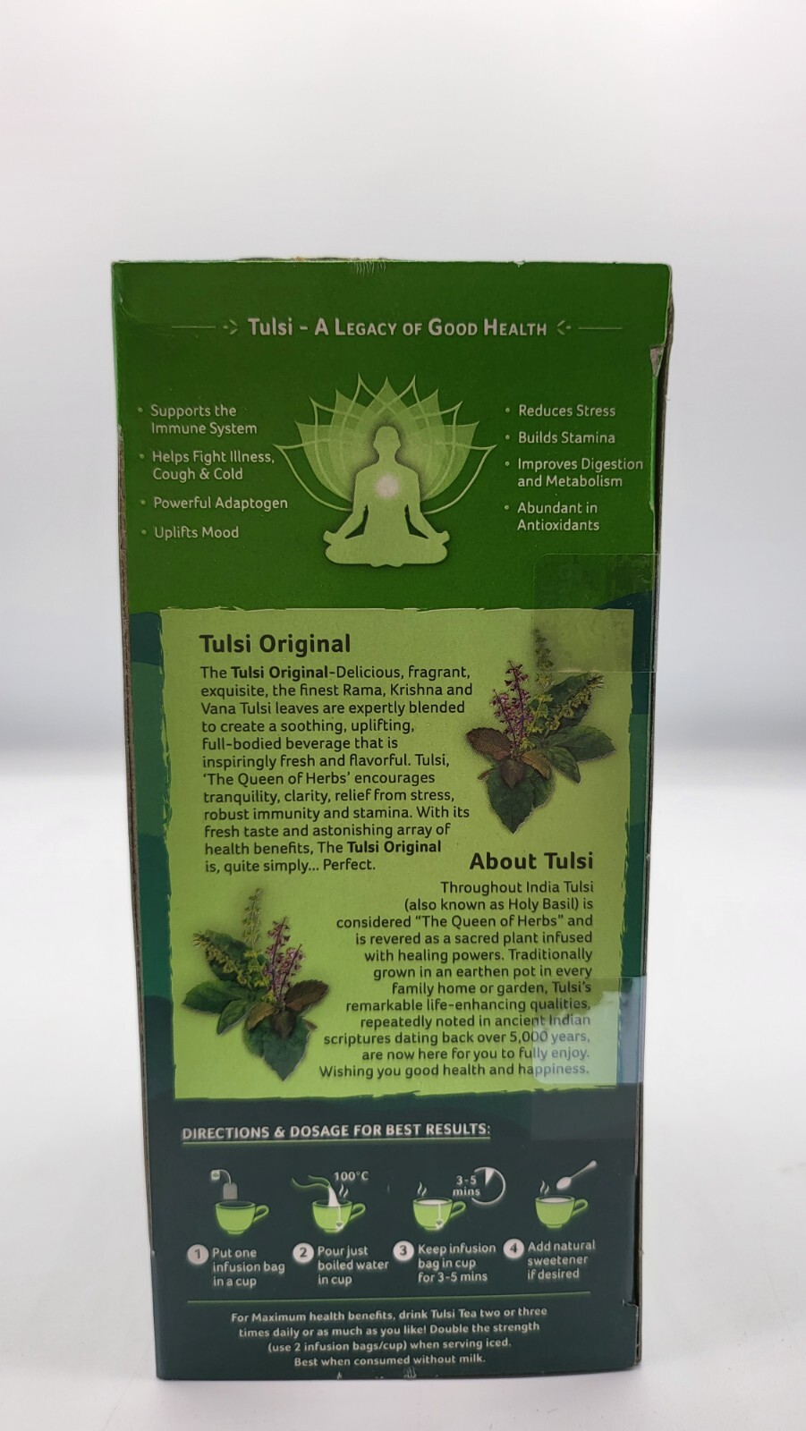 Organic India EXP.2026 8 Box 200 bags Tea Tulsi Original USA OFFICIAL
