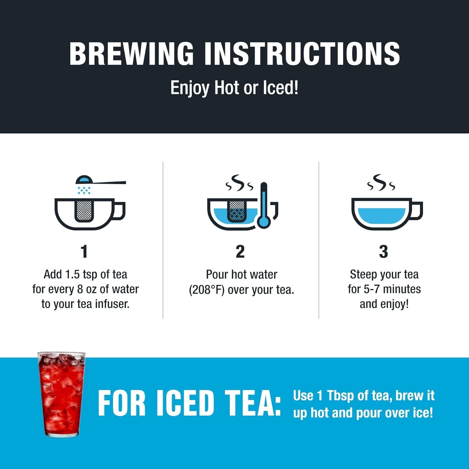 Tiesta Tea Fireberry, Cranberry Hibiscus Rooibos, Loose Leaf Herbal Tea, 16 oz