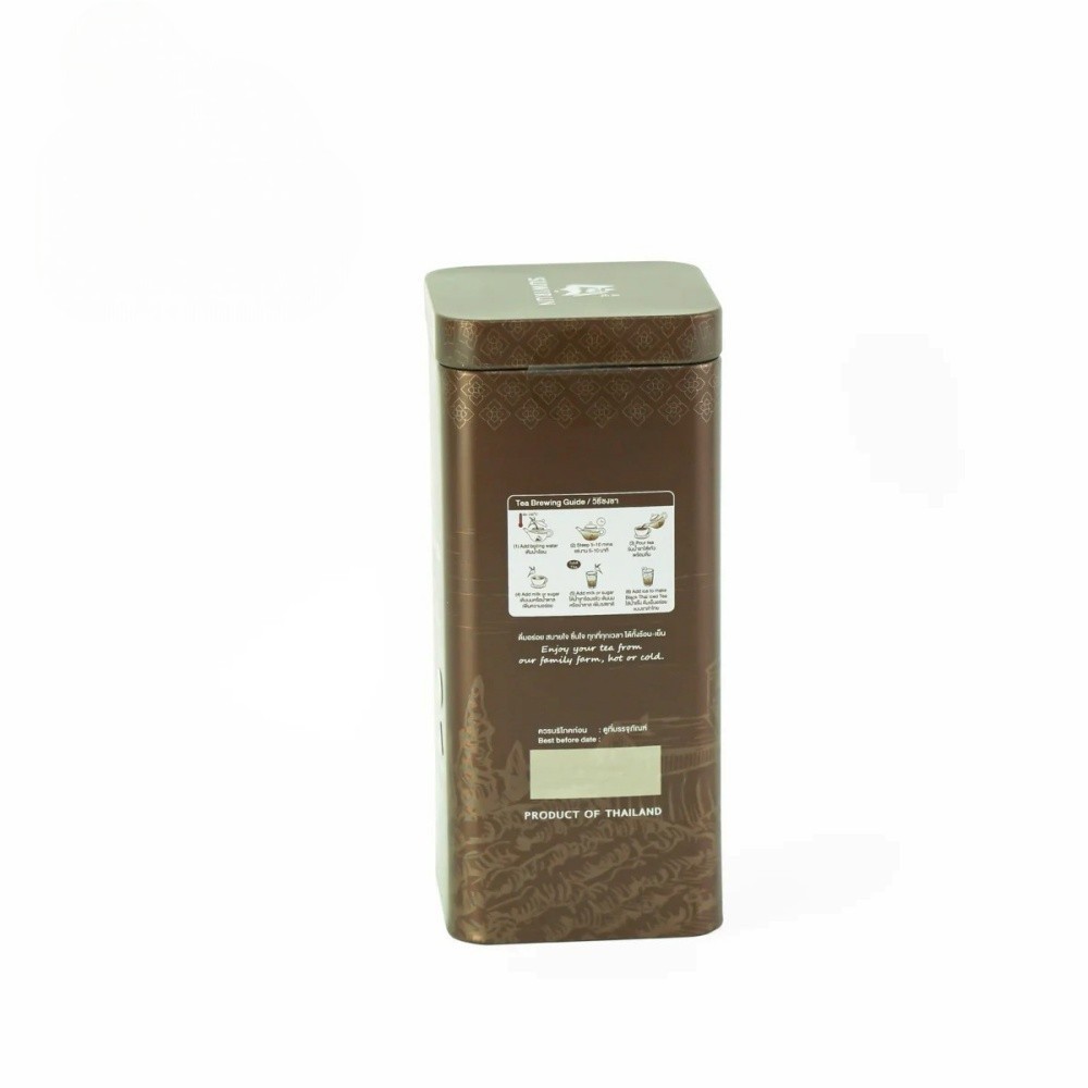 Suwirun USDA Organic Thai Black Tea Assam 25 Biodegradable Teabags 125g Tin