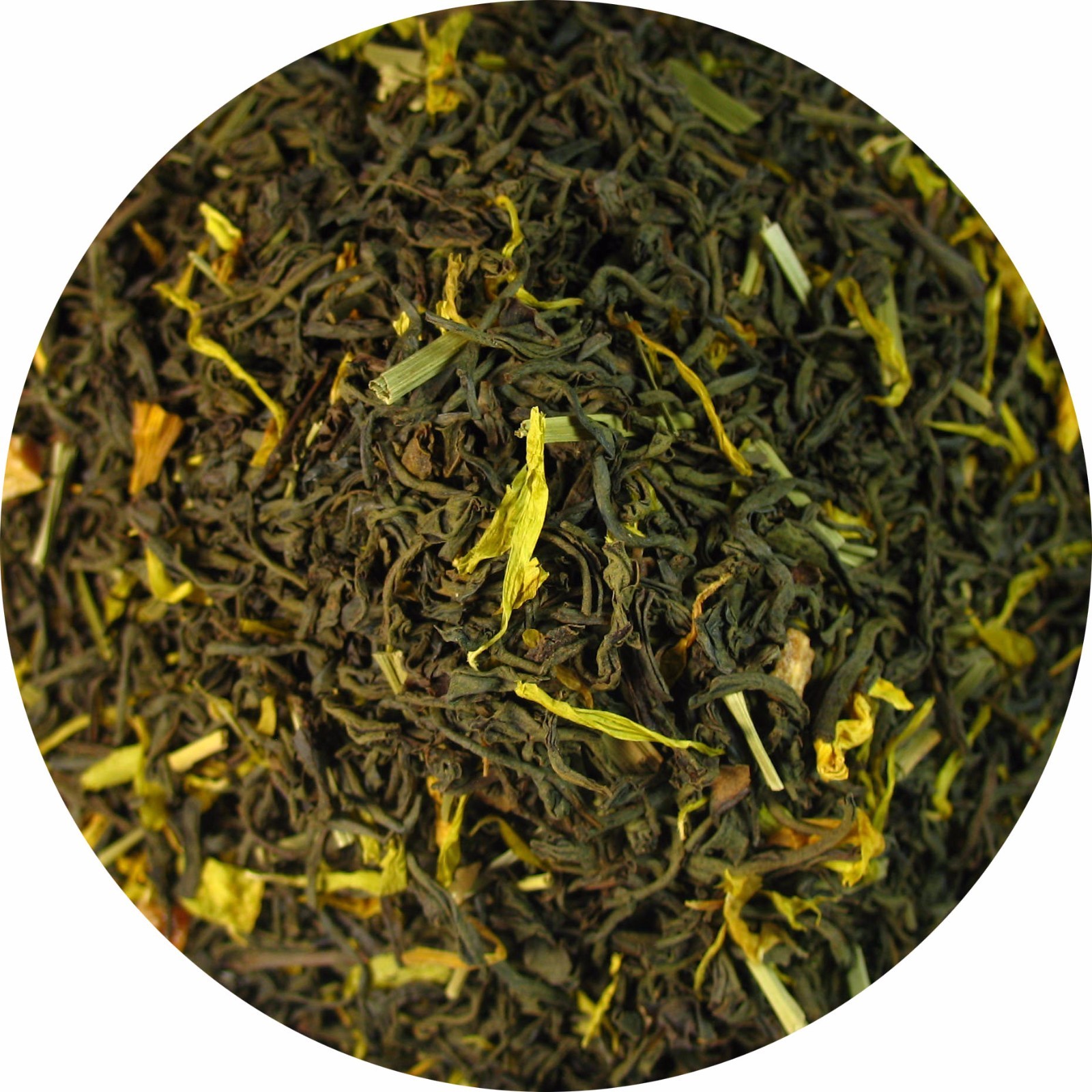 Lemon iced tea natural flavored black tea whole leaf tea 1/4 LB