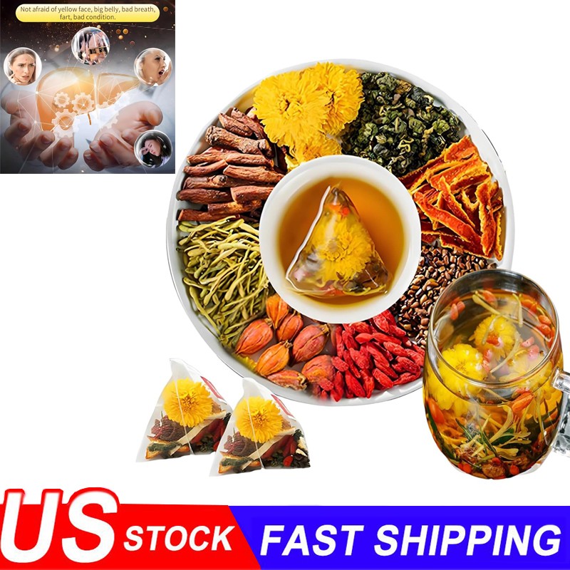 Chrysanthemum Cassia Seed & Burdock Goji Berry Tea, & Detox Herbal