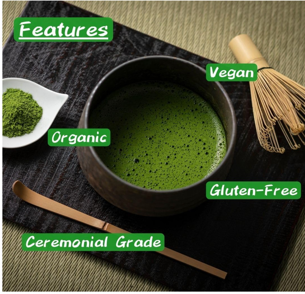 Morihan Organic Uji Matcha Powder 30g – Premium Japanese Green Tea ( JAS )