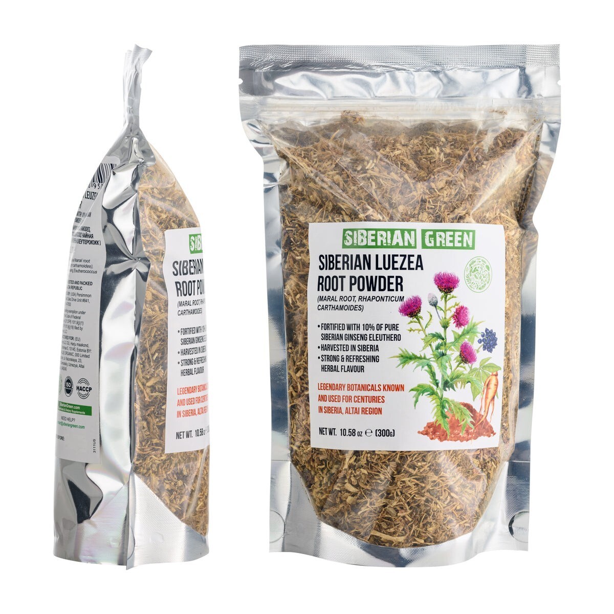 Leuzea Root Tea Loose Powder 300g Wild Maral Rhaponticum Eleuthero Ginseng