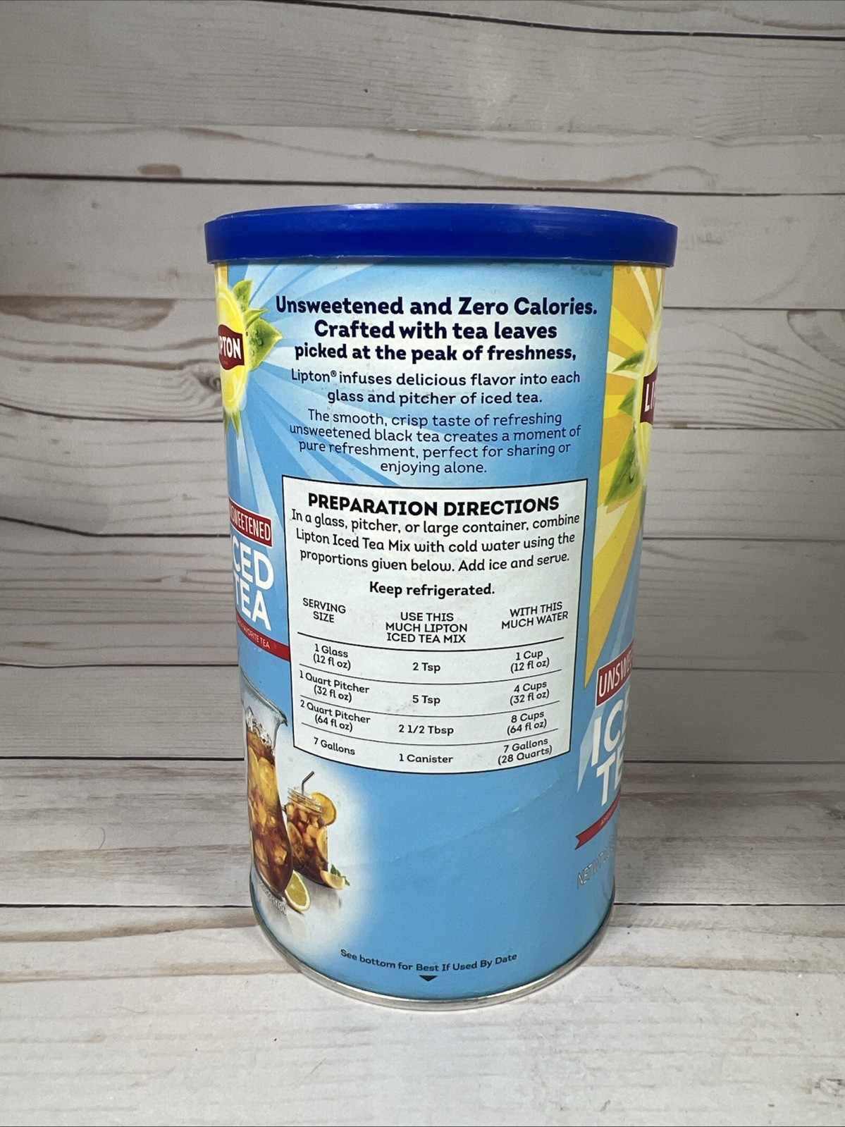 Lipton Unsweetened Instant Iced Tea 2.6oz Not Lemon (2Pack) 11/26